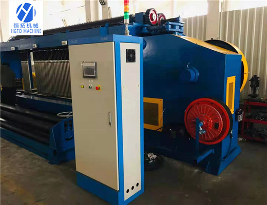 100mm Vertikal Gabion Wire Mesh Machine Hexagonal Anti Rusting
