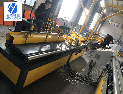 Mesin Pagar Rantai Kawat Ganda PLC Anti Penuaan Multiscene