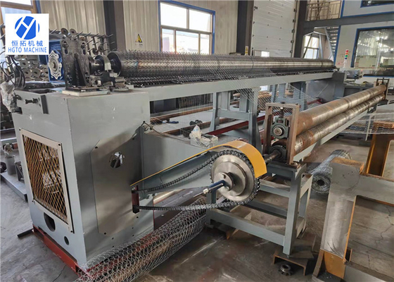 3000mm Cnc Weaving Hexagonal Wire Mesh Machine Untuk Dinding Halaman