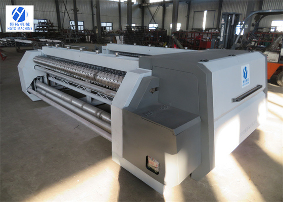 2.0mm Plc Knotless Fishing Net Manufacturing Machine Lebar Tahan Uv Mesh 370cm