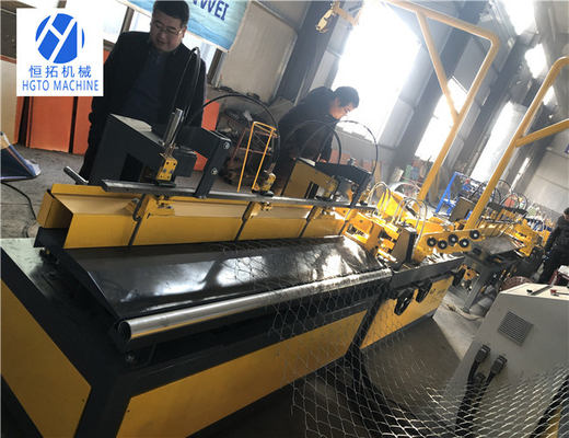Mesin Manufaktur Pagar Rantai Link PLC Anti Korosi Multiscene