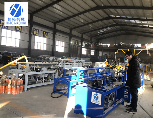 Mesin Manufaktur Pagar Rantai Link PLC Anti Korosi Multiscene
