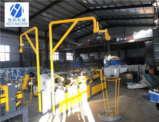 PLC Servo Motor Chain Link Fence Machine Anti Korosif Otomatis