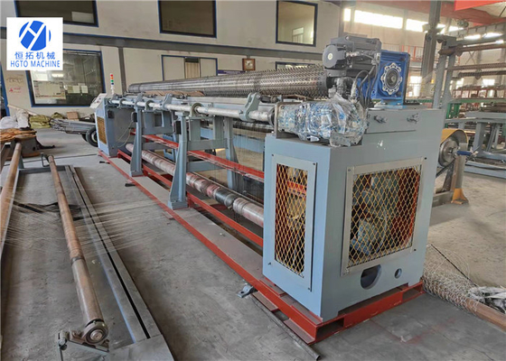 Industri Pemuliaan 4000mm Hexagonal Wire Mesh Membuat Mesin Tenun Cnc