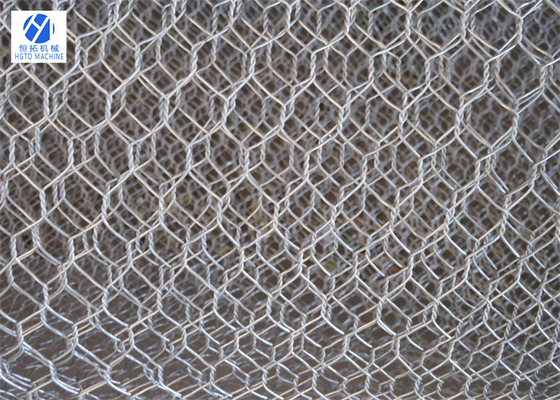 Jaring Gabion Heksagonal Tahan Minyak Ringan, Kelambu Heksagonal Galvanis yang Dicelup Panas