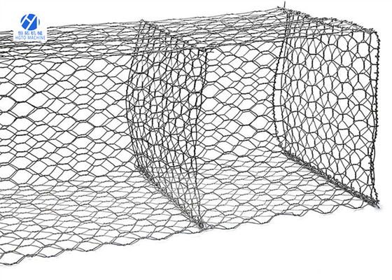 Gabion Box Hexagonal Wire Mesh 100x120mm Tahan Api Ramah Lingkungan
