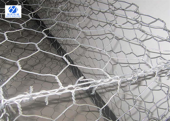 Gabion Box Hexagonal Wire Mesh 100x120mm Tahan Api Ramah Lingkungan