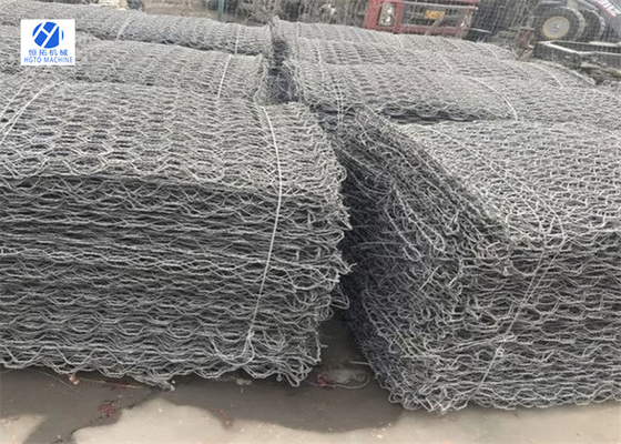 100mm Multiscene Hexagonal Wire Mesh Netting Stone Basket Tahan Korosi